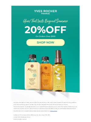 Yves Rocher - Your 20% Discount Awaits!