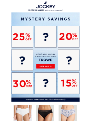 Jockey - 💥 Score big! Claim your mystery offer NOW!