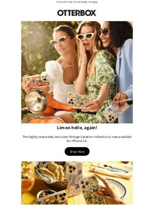 OtterBox - It’s ciao or never: limited-edition Vintage Vacation collection