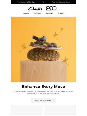 Clarks Shoes (United Kingdom) - Built to boost walking shoes