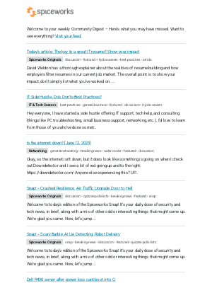 Spiceworks - The latest Spiceworks Community updates