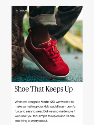 Atoms - Finally, shoes that actually fit your kids 👟