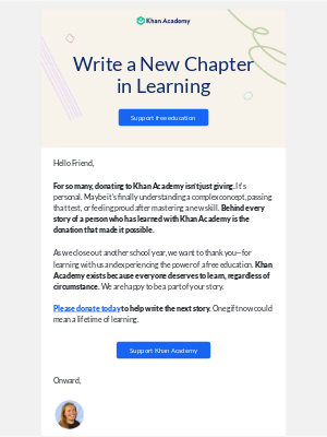 Khan Academy - You are essential to education’s next story