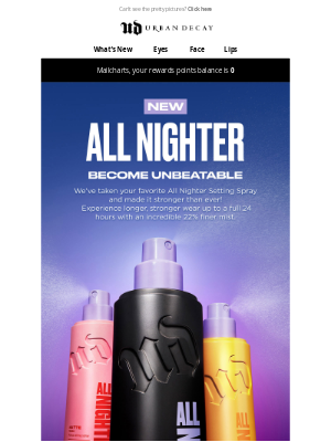 Urban Decay - We've Got Something NEW for You: Experience All Nighter, Elevated.