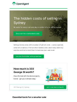 OpenAgent(Australia) - The hidden costs of selling in Sydney