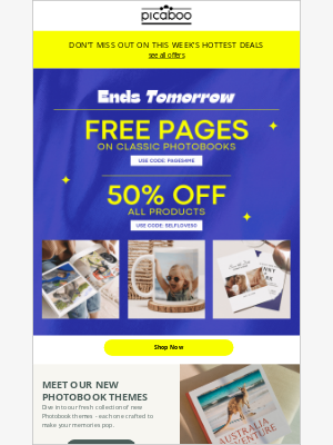 Picaboo - 📢 Ends Tomorrow: Free Extra Pages + 50% Off