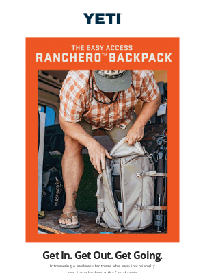 YETI - Introducing The Easy Access Ranchero™ Backpack