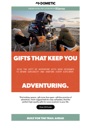 Dometic - Last Minute Gift Ideas? Inspire Adventure with Your Gifts