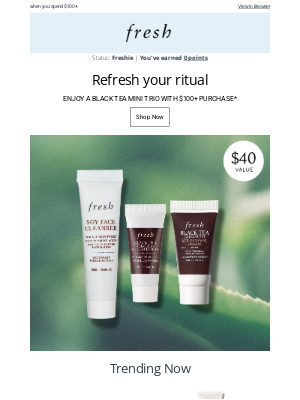 Fresh - A fresh.com exclusive ritual