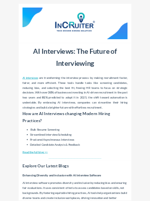 Incruiter - Is AI the future of interviewing?