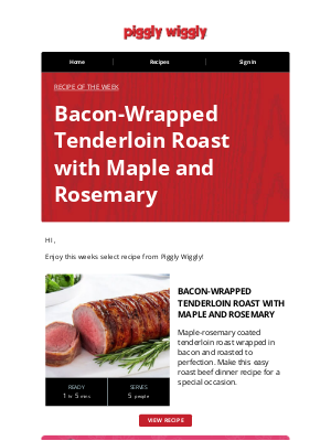 Piggly Wiggly - Recipe of the Week from Piggly Wiggly.