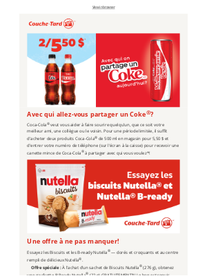 CST Brands, Inc. (Canada) - Partagez un Coke gratuit + Aubaines pour le jour du match 🍁
