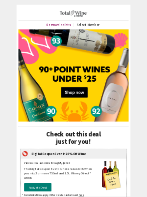 Total Wine & More - Offer Inside + 90+ Point Wines Under $25