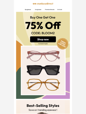 EyeBuyDirect - Thomas, last Chance to Save in This Sale 💜🖤