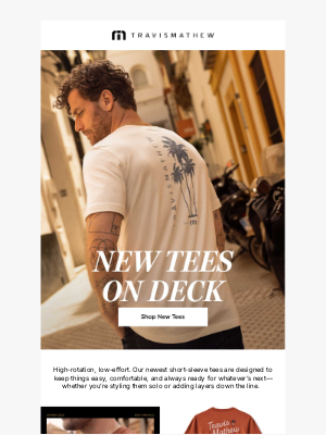 Travis Mathew - Tees Worth Making Plans For