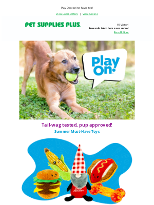 Pet Supplies Plus - 🐶 Fetch this month's top toys for tail-wagging dog fun! 🐶