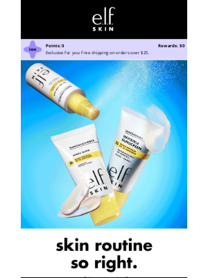 e.l.f. Cosmetics - Skincare picked just for you 🥰
