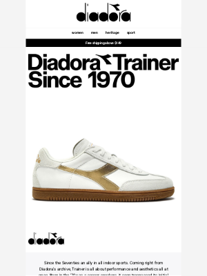 Diadora - Trainer since 1970