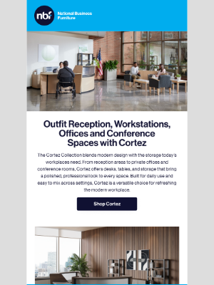 National Business Furniture - Outfit Every Corner of Your Workplace with Cortez