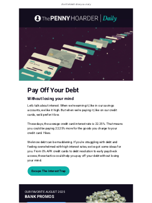 The Penny Hoarder - No-B.S. ways to pay off debt