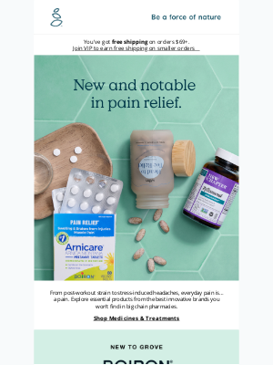 Grove Collaborative - 💪 NEW essentials for aches and pains