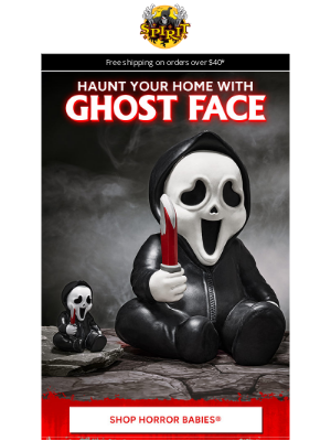 Spirit Halloween - Ghost Face is watching you… 👻