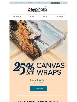 Black River Imaging - IT'S HAPPENING! 🙌 25% Off Canvas Wraps!