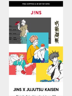 JINS - Coming Soon: JINS x Jujutsu Kaisen