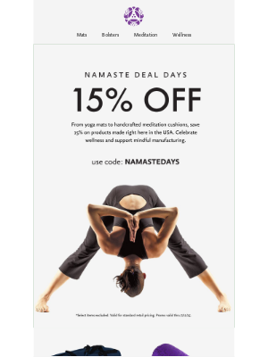 Hugger Mugger - Save 15% During Namaste Deal Days – Limited Time!