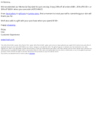 More Emails