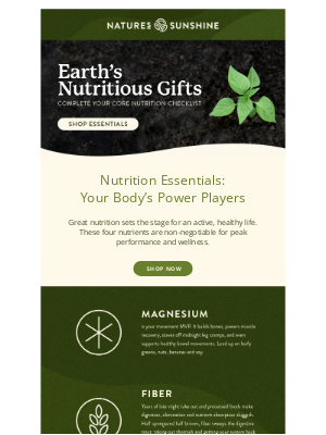 Nature's Sunshine - Essential Nutrition from Land & Sea 🌎