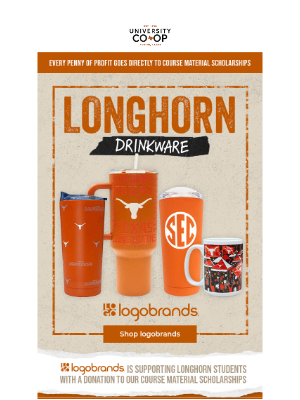 University Co-op - Get Ready for Game Day with Our Drinkware!