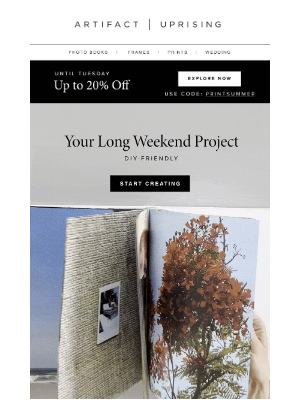 Artifact Uprising - Project ideas for your long weekend 