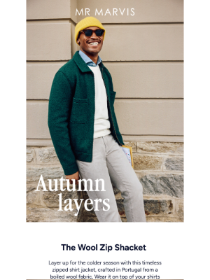 Mr Marvis - Layer up for autumn