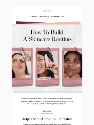 Go-To Skin Care - So You Wanna Build A Skincare Routine?