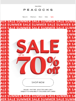 Summer Sale Starts NOW ☀️ 
