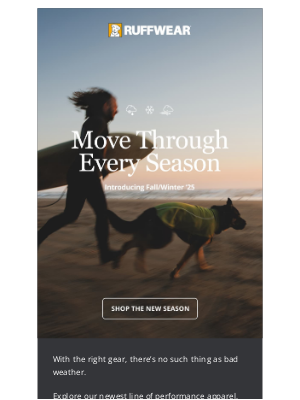 Ruffwear - FW25 Is Here: NEW Gear For Every Forecast
