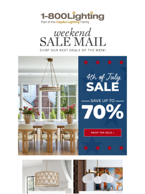 Capitol Lighting's 1800lighting - SALE ALERTS: Visual Comfort • Quoizel • Capital Lighting • Alora Mood & MORE!