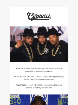Cernucci (United Kingdom) - History of Jewellery & Hip Hop
