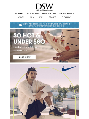 Designer Shoe Warehouse - New Balance, Birkenstock, & MORE!