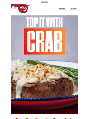 Red Lobster - NEW Steak and Salmon Oscars? Crab yes!