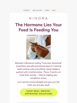Kindra - These 3 Hormone Lies Are Hurting You
