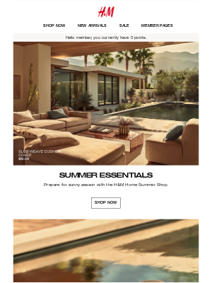 H&M - New summer home essentials