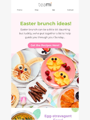 Teami Blends - Perfect Easter Brunch Ideas + get 35% OFF! 🐰