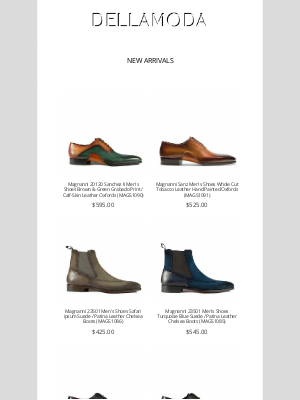 Dellamoda Inc - Amazing New Exclusive Shoes from Magnanni, Mezlan & More