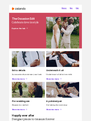 Zalando (UK) - Your wedding season edit 💞