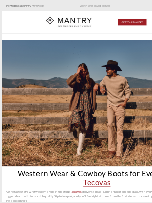 Mantry - Western Wear & Cowboy Boots for Everyone