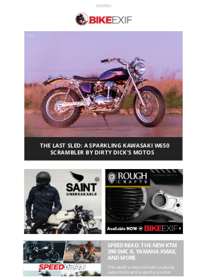 Bike EXIF - The Last Sled: A Sparkling Kawasaki W650 Scrambler by Dirty Dick's Motos