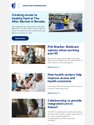 UnitedHealthcare - Latest from the UnitedHealthcare Newsroom