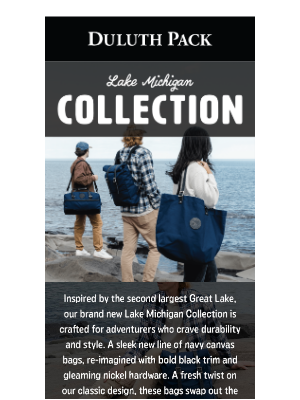 Duluth Pack - The Lake Michigan Collection